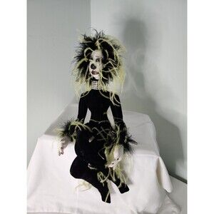 Broadway Musical CATS Handmade Large Doll Campy Striking Artsy 20" H, Halloween